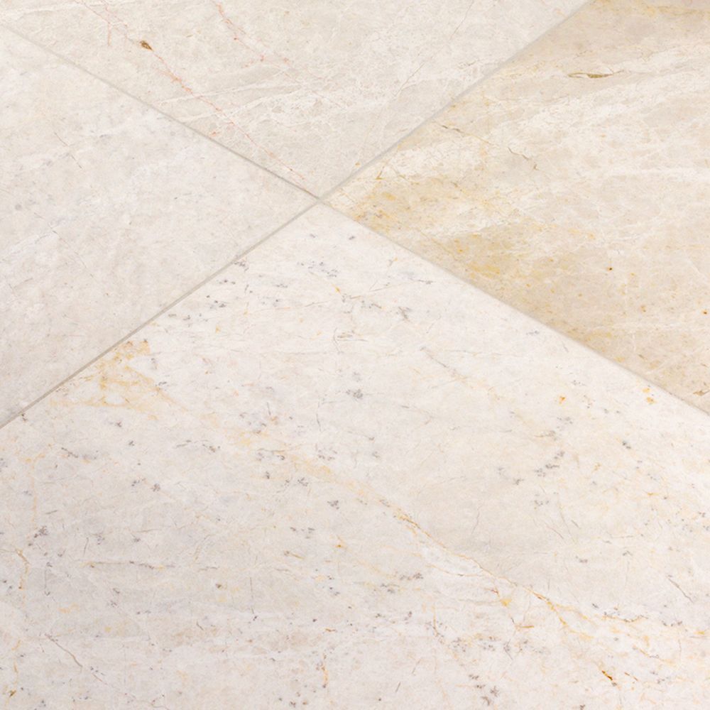 Field Tile 12" x 12" 12" x 12" Polished Vanilla Straight Shot