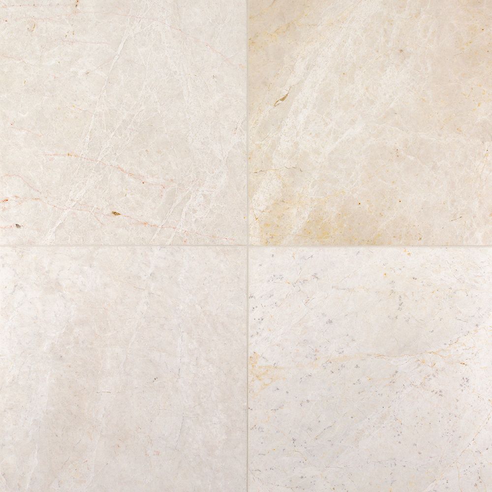 Field Tile 12" x 12" 12" x 12" Polished Vanilla Straight Shot