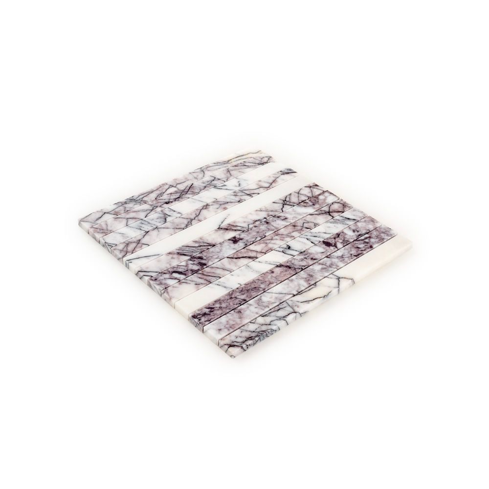 Proper Pillar Mosaic 11.75" x 11.75" Lilac Straight Shot