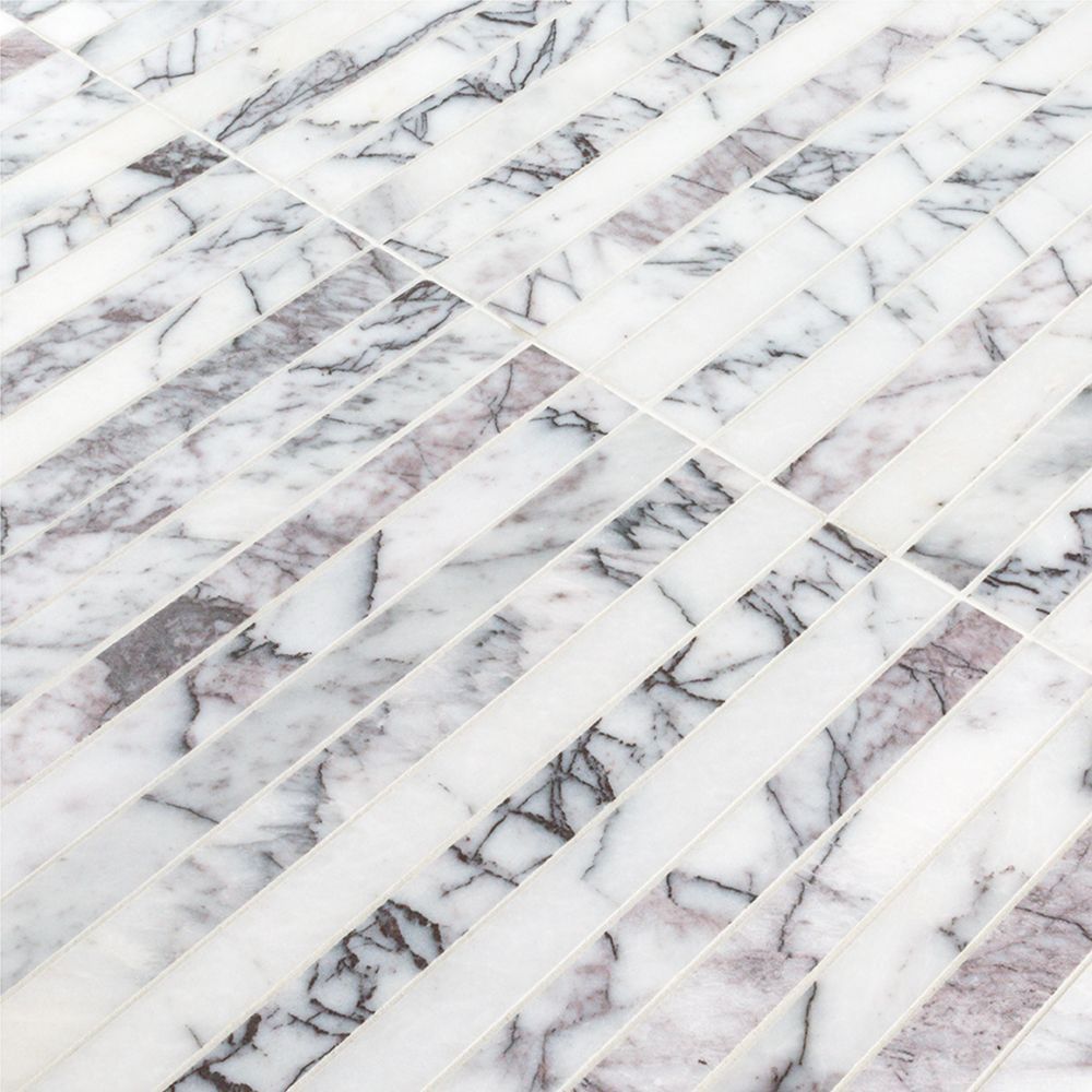 Proper Pillar Mosaic 11.75" x 11.75" Lilac Straight Shot