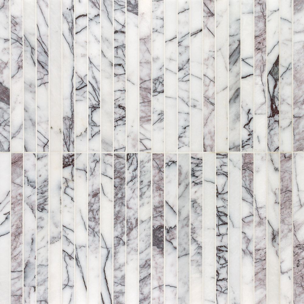 Proper Pillar Mosaic 11.75" x 11.75" Lilac Straight Shot