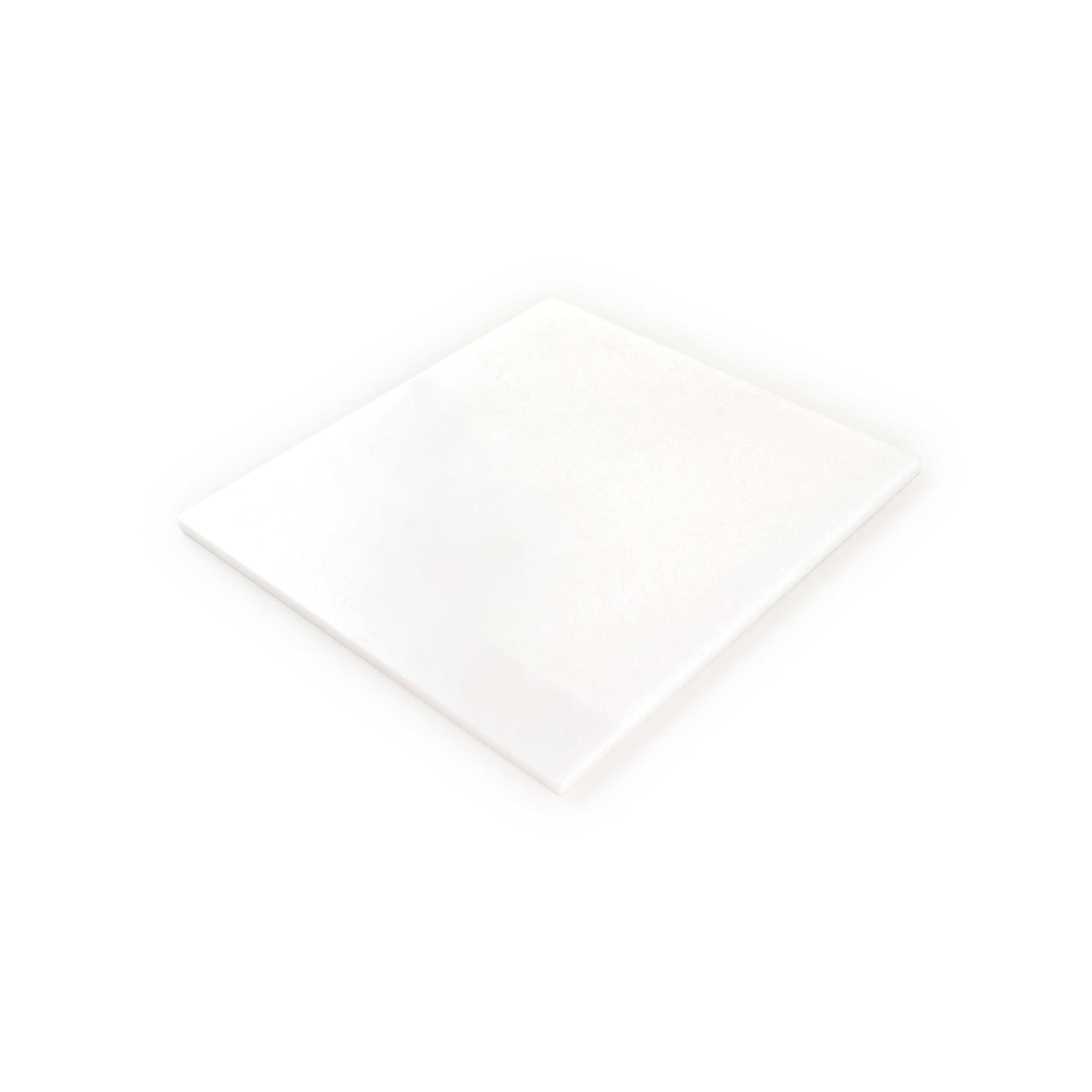 Field Tile 12" x 12" 12" x 12" Polished Thassos Straight Shot