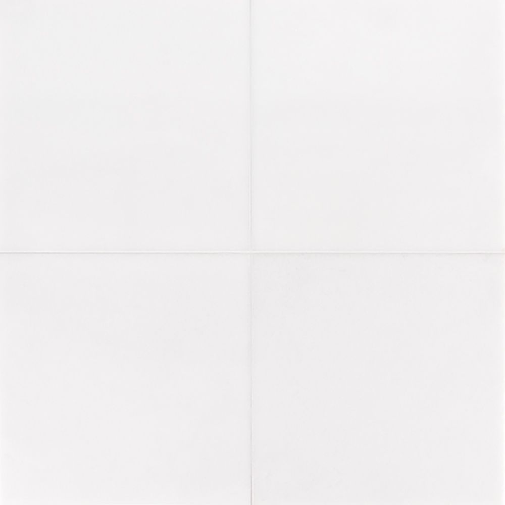 Field Tile 12" x 12" 12" x 12" Polished Thassos Straight Shot