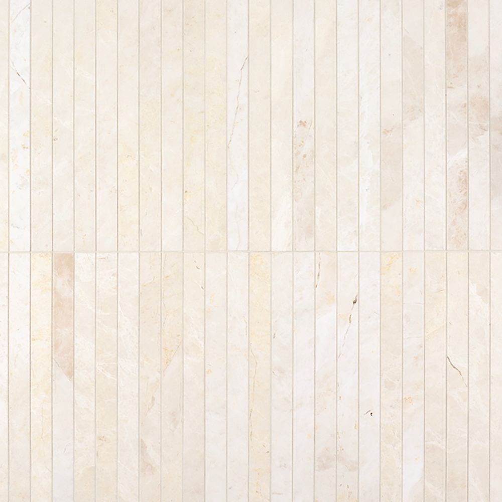 Proper Pillar Mosaic 11.75" x 11.75" Vanilla Straight Shot