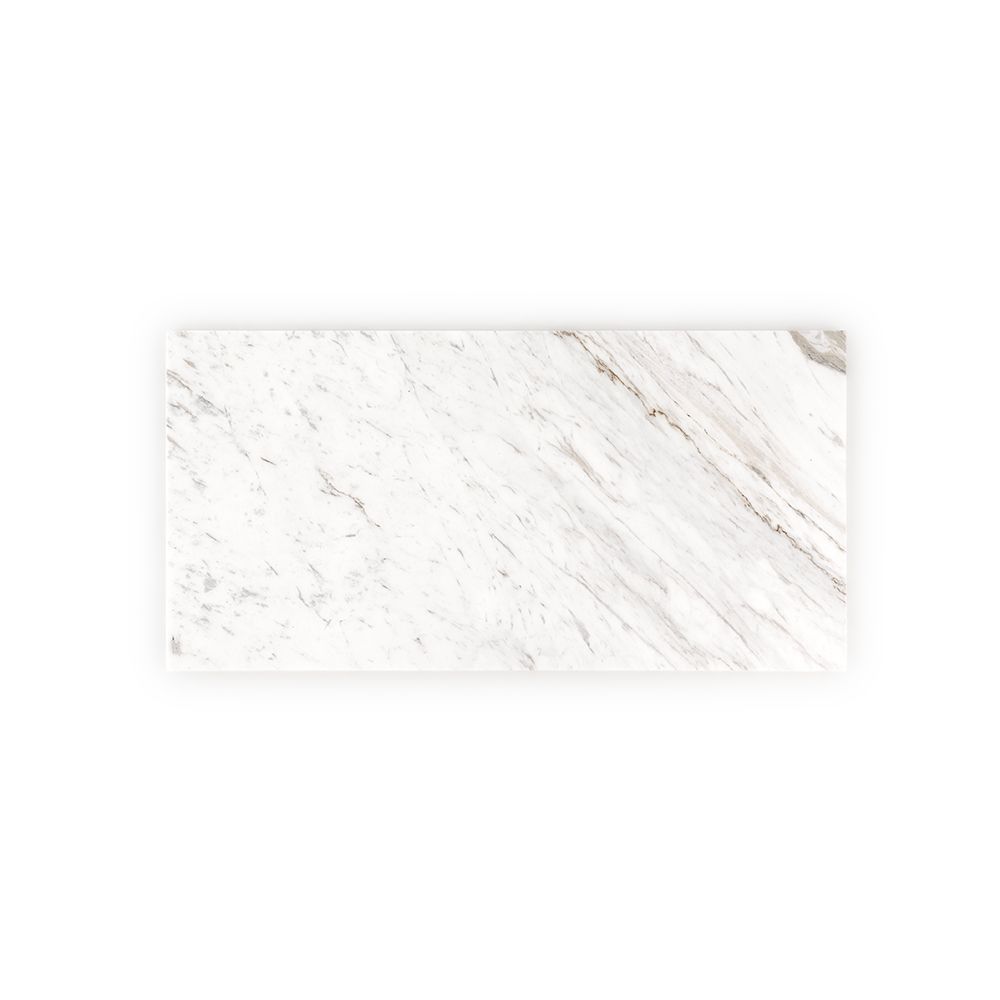 Field Tile 12" x 24" 12" x 24" Polished Volakas Straight Shot