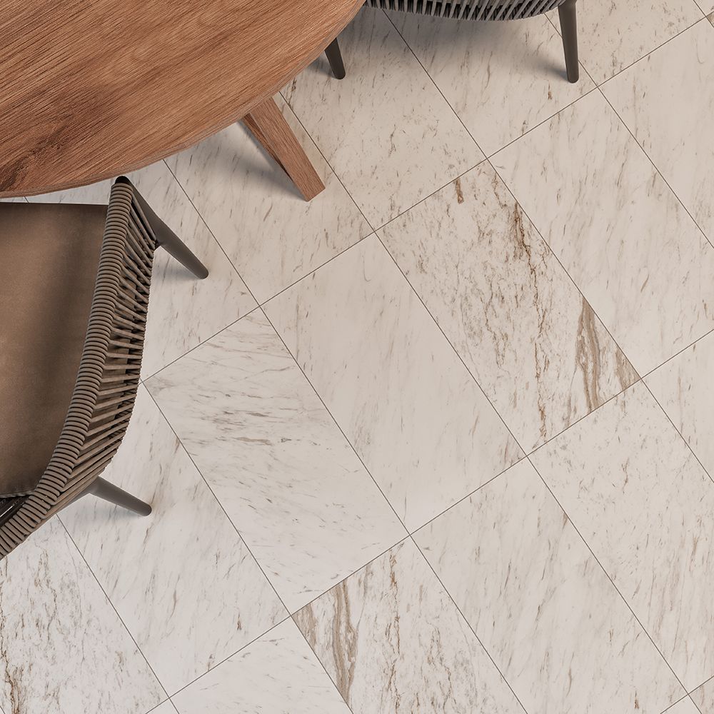 Field Tile 12" x 24" 12" x 24" Honed Volakas Straight Shot