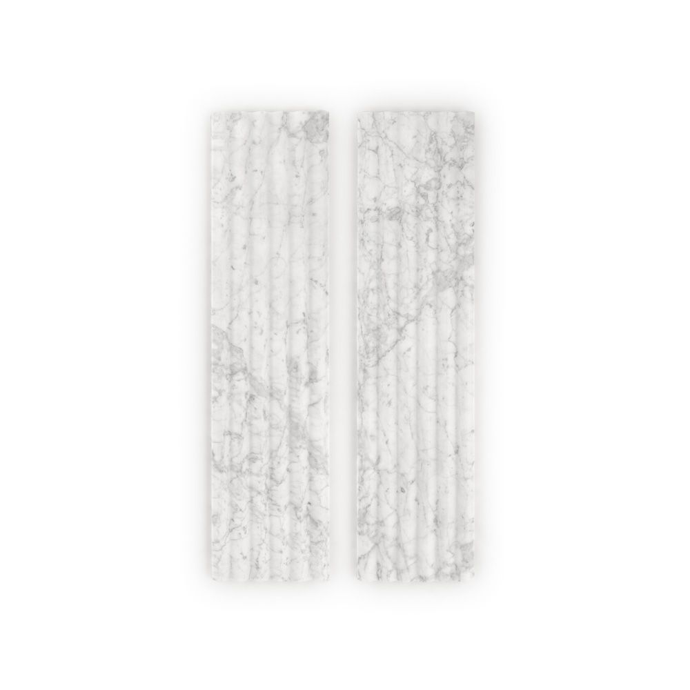 Fluted Field Tile 6" x 24" 6" x 24" Venato Straight Shot