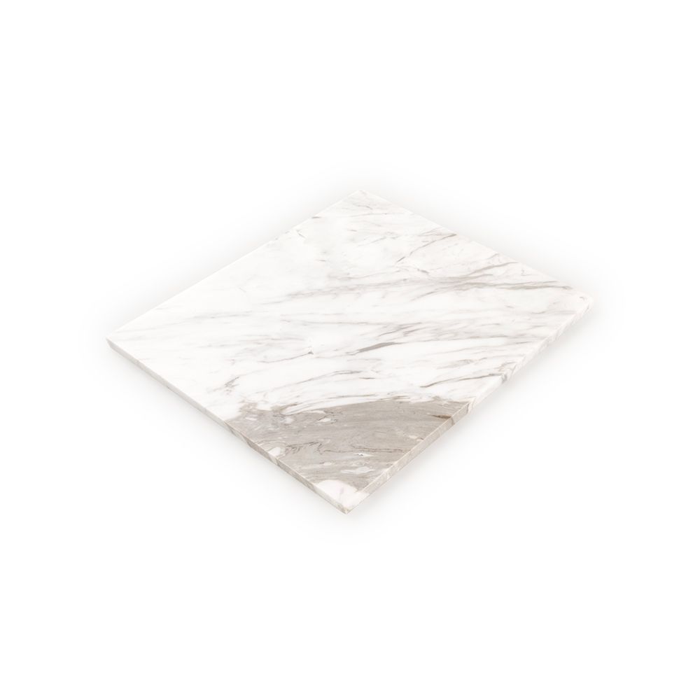Field Tile 12" x 12" 12" x 12" Polished Volakas Straight Shot
