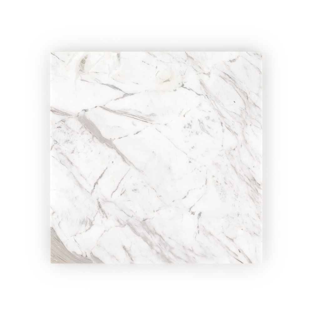 Field Tile 12" x 12" 12" x 12" Polished Volakas Straight Shot