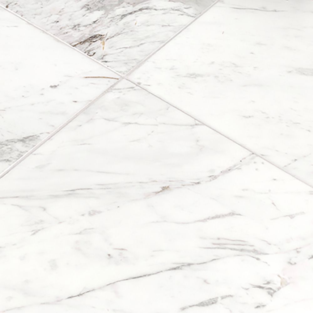 Field Tile 12" x 12" 12" x 12" Honed Volakas Straight Shot