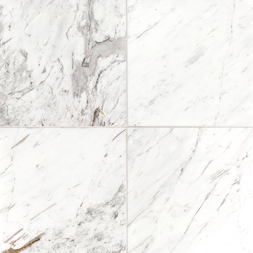 Field Tile 12" x 12" 12" x 12" Honed Volakas Straight Shot