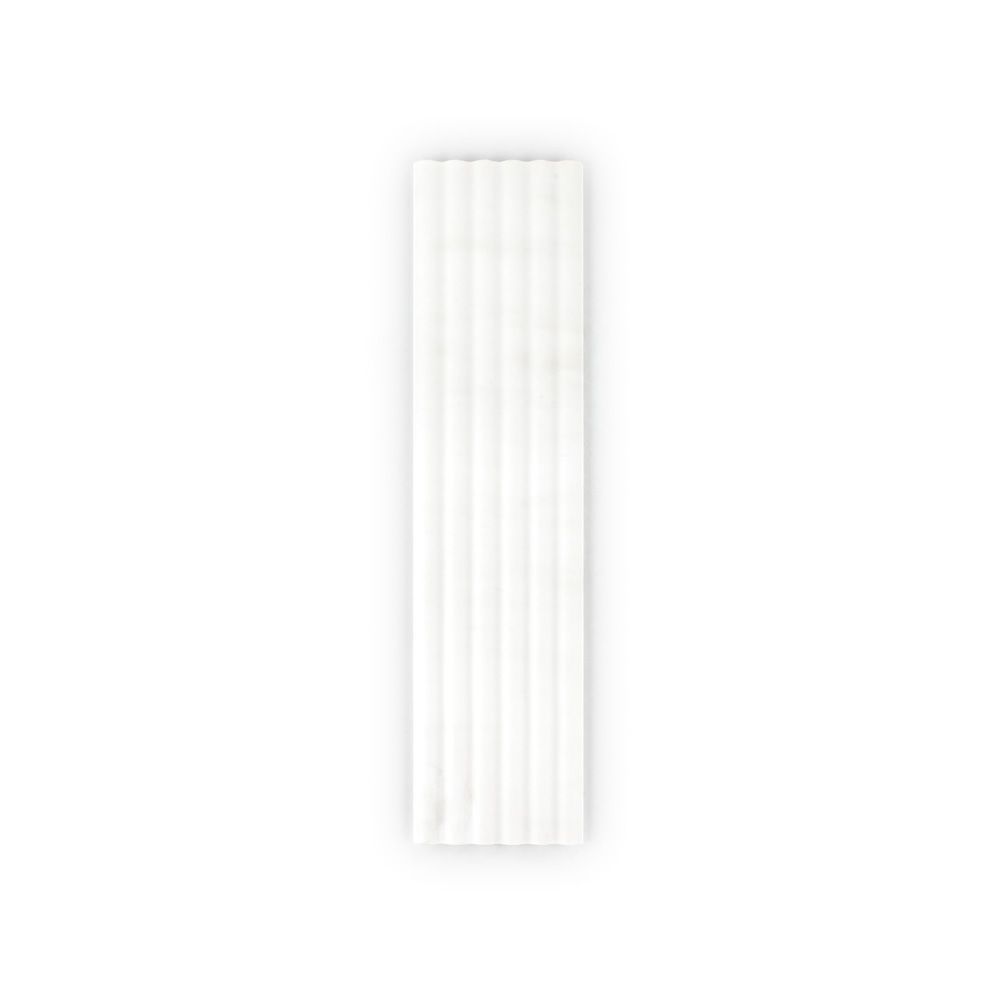 Fluted Field Tile 6" x 24" 6" x 24" Dolomite Straight Shot
