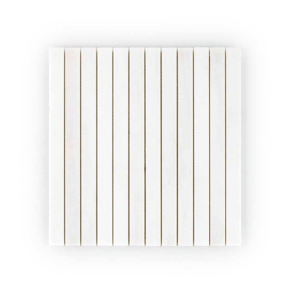 Proper Pillar Mosaic 11.375" x 11.75" Dolomite Straight Shot