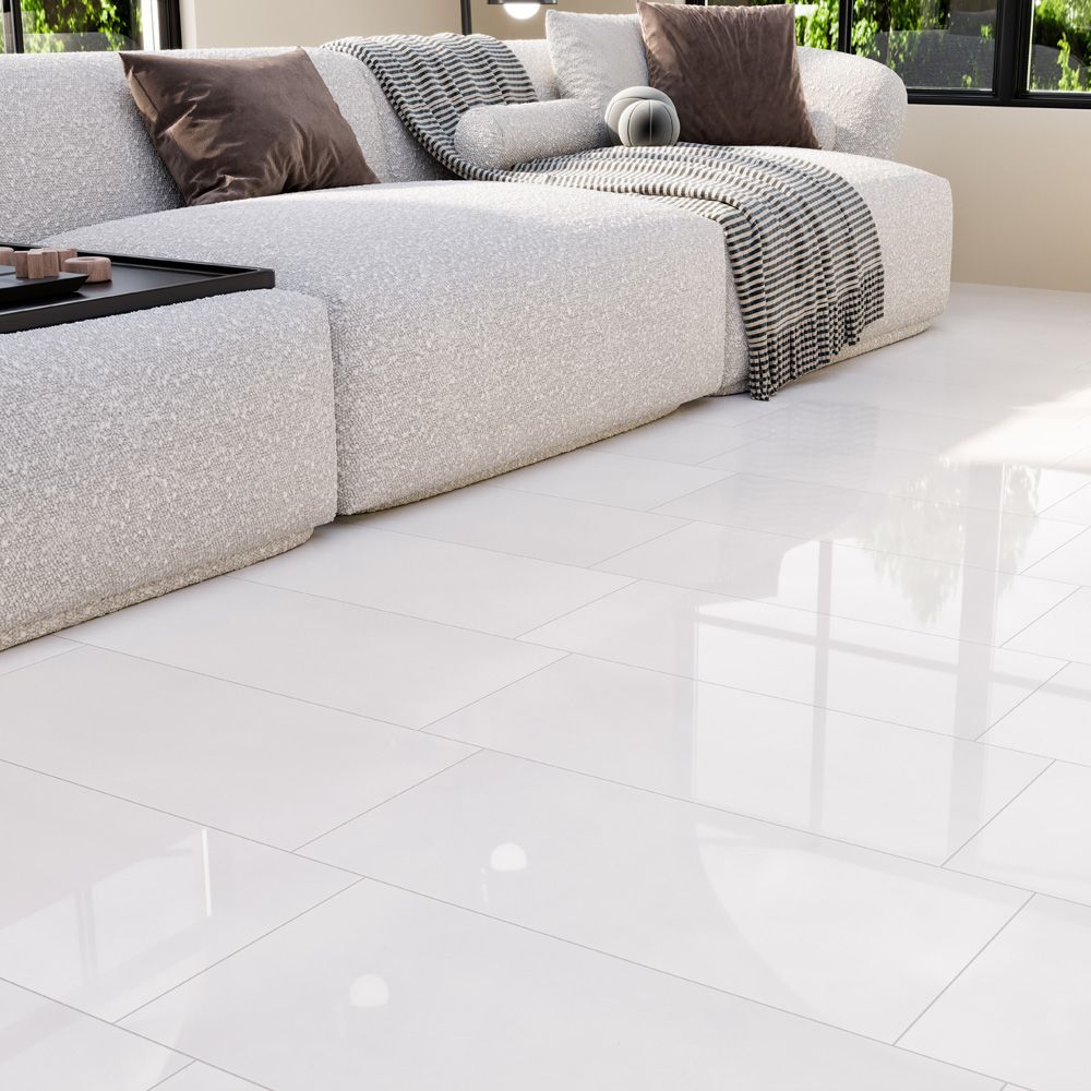 Field Tile 12" x 24" 12" x 24" Polished Dolomite Straight Shot