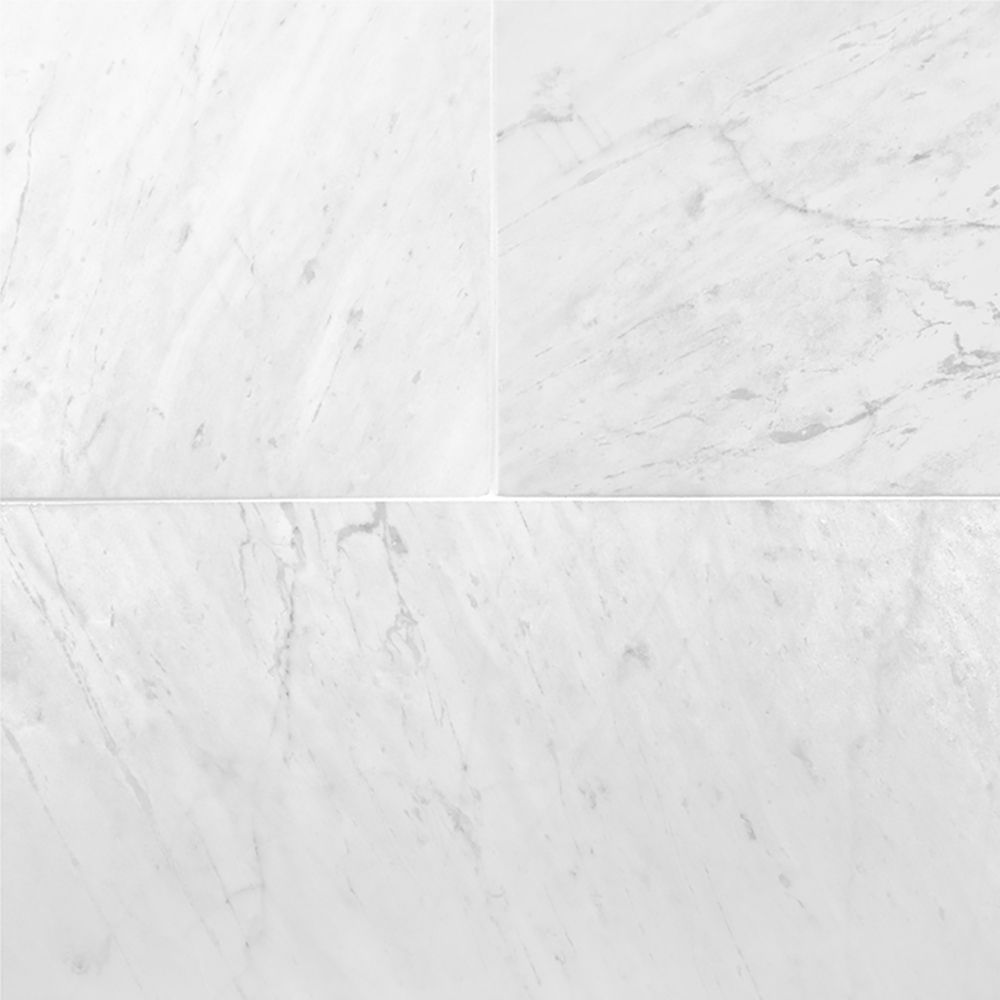 Field Tile 12" x 24" 12" x 24" Honed Crystal White Straight Shot