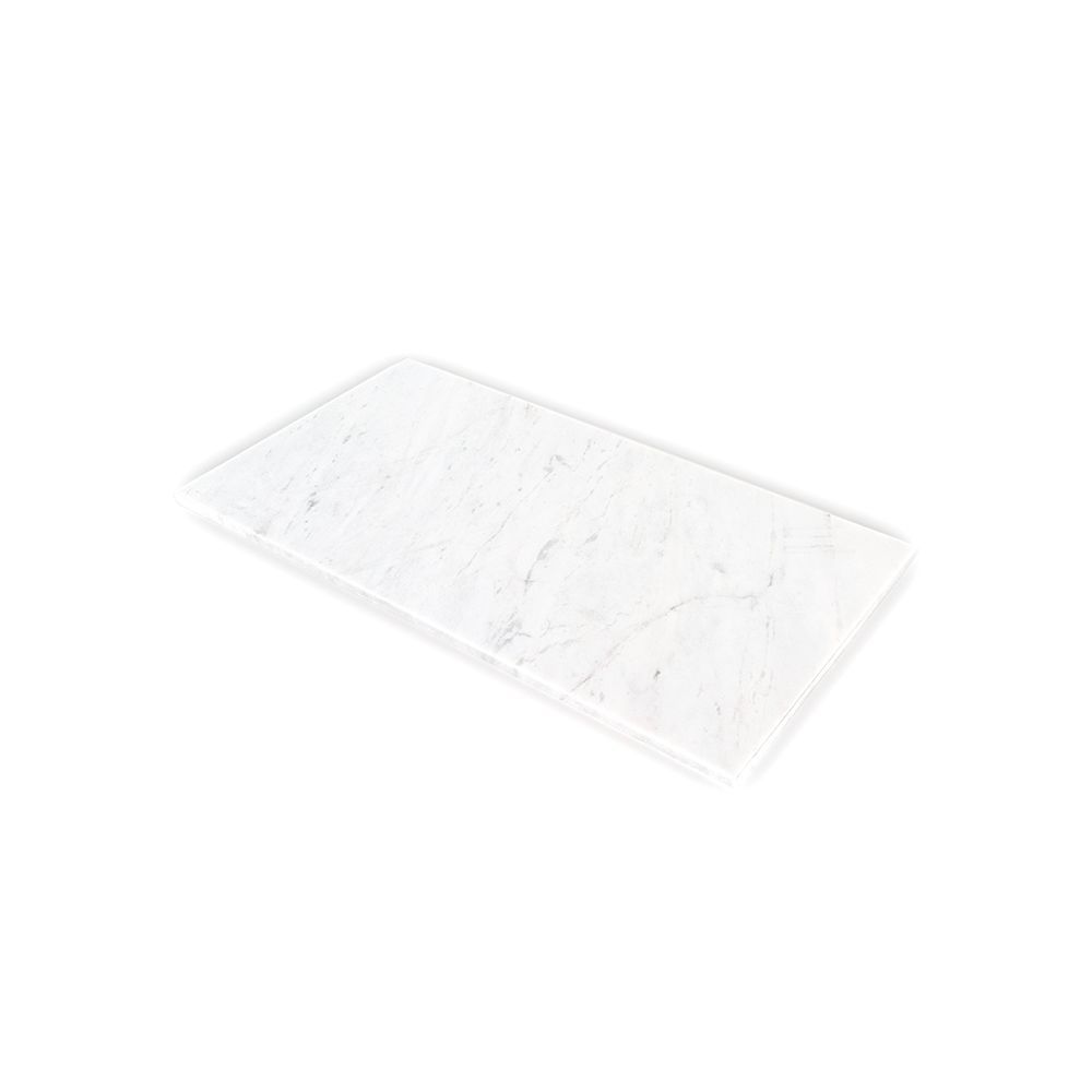 Field Tile 12" x 24" 12" x 24" Honed Crystal White Straight Shot