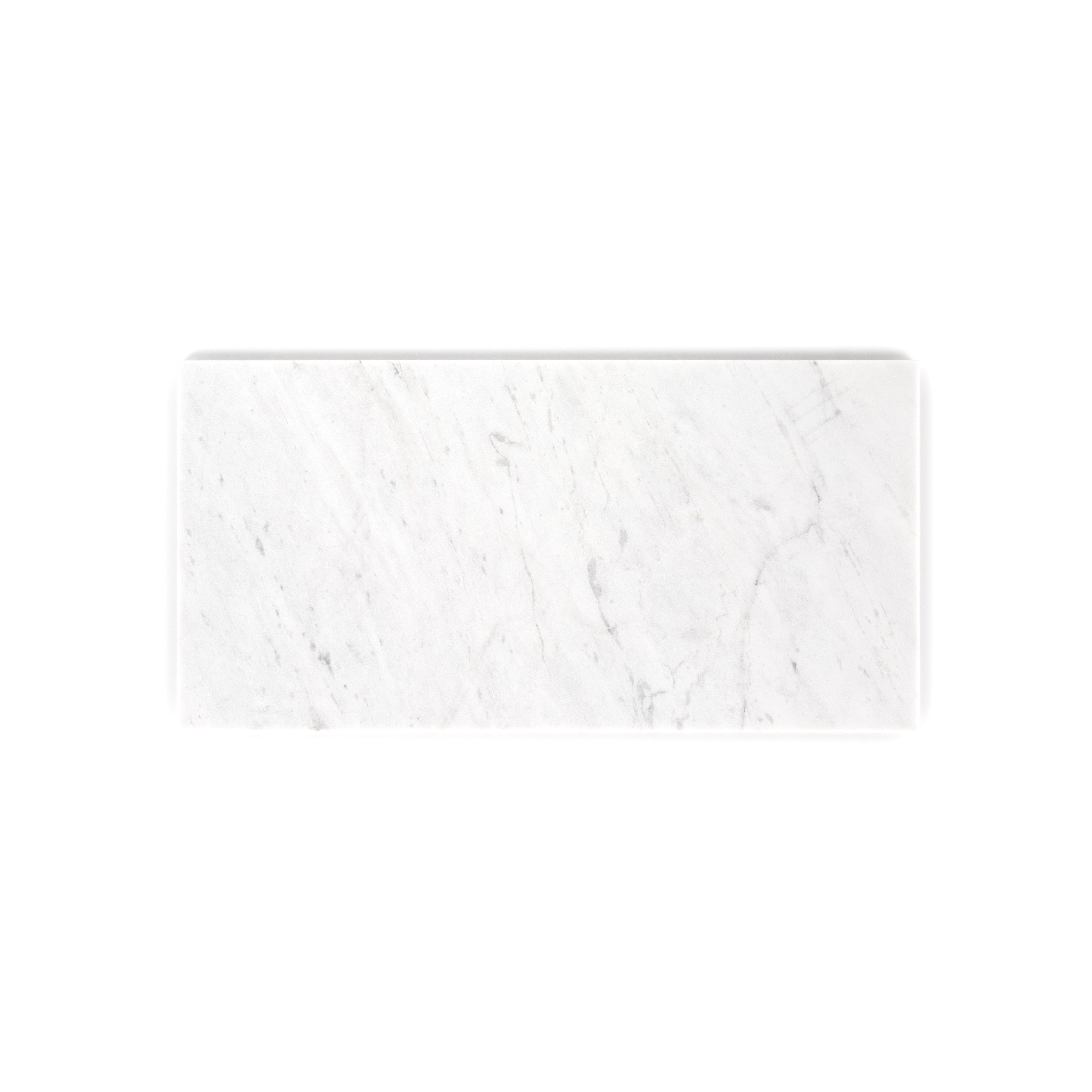 Field Tile 12" x 24" 12" x 24" Honed Crystal White Straight Shot