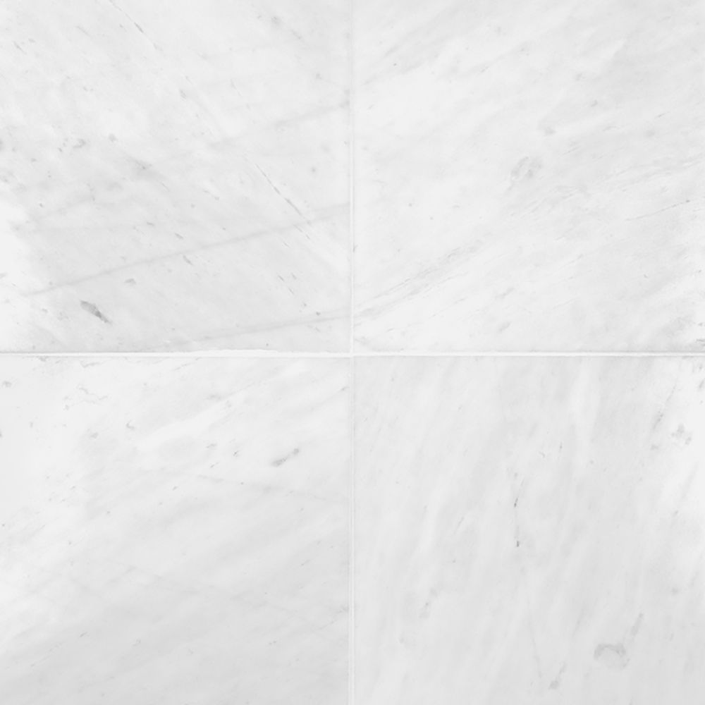 Field Tile 12" x 12" 12" x 12" Polished Crystal White Straight Shot