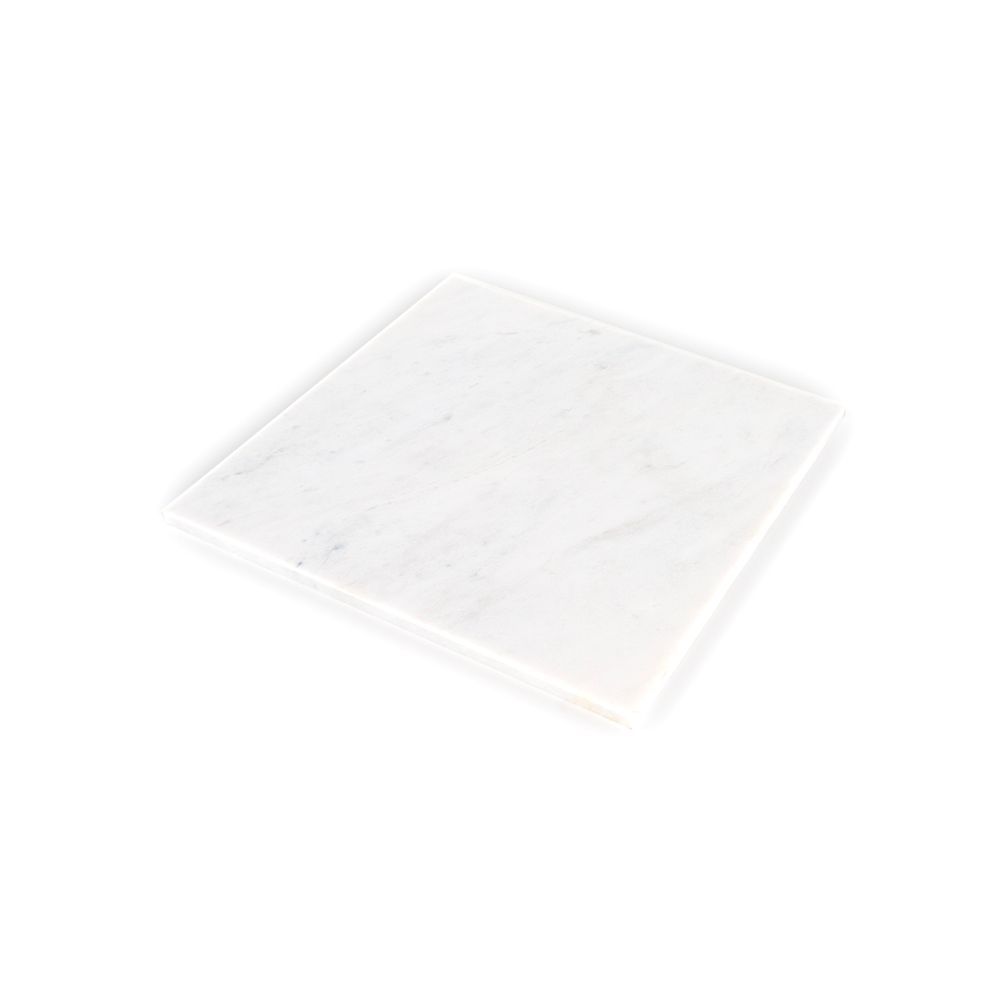Field Tile 12" x 12" 12" x 12" Honed Crystal White Straight Shot