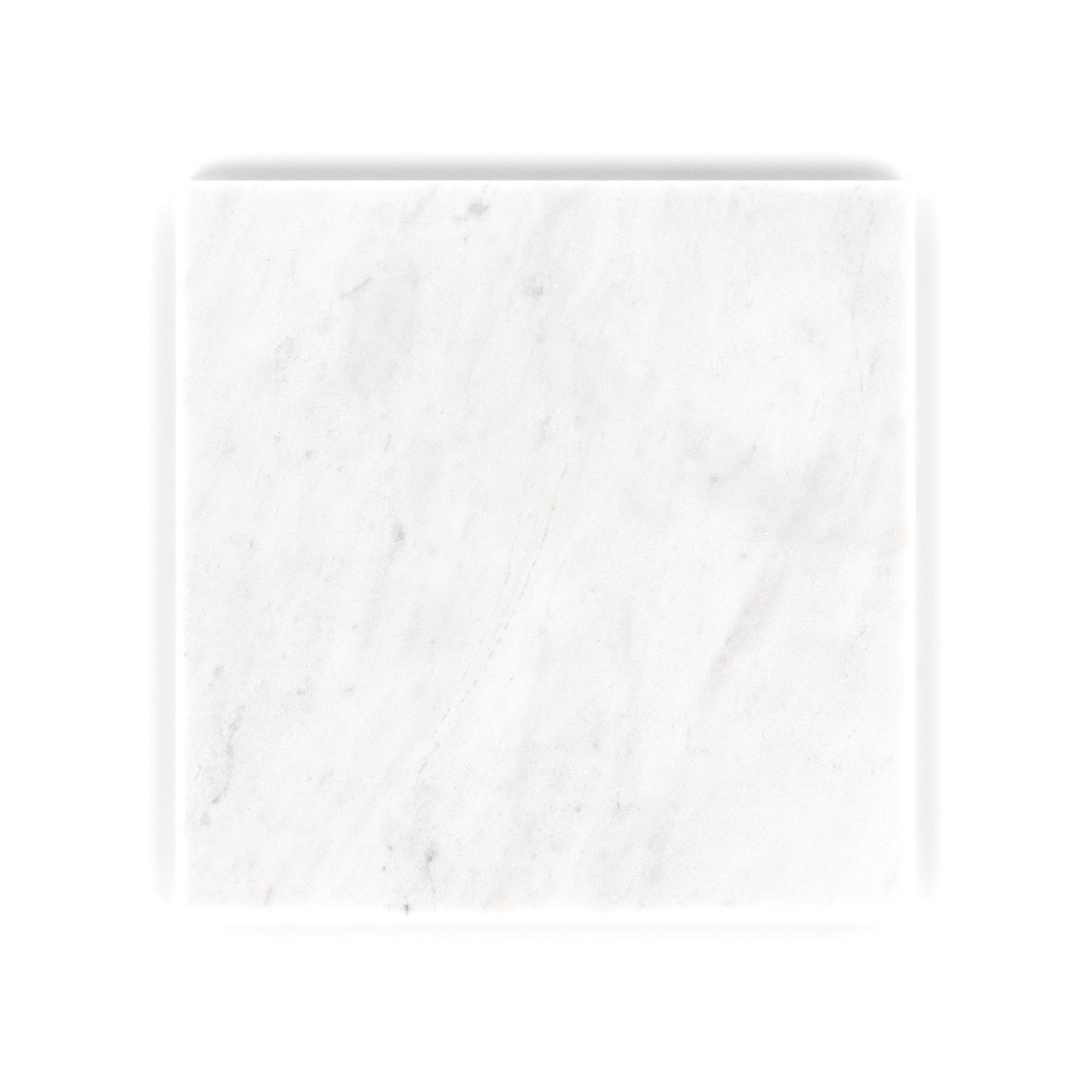 Field Tile 12" x 12" 12" x 12" Honed Crystal White Straight Shot