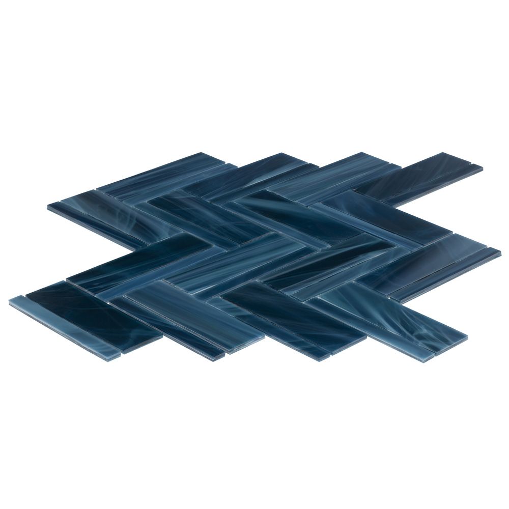 Acute Mosaic 10.125" x 10.5" Cobalt Straight Shot