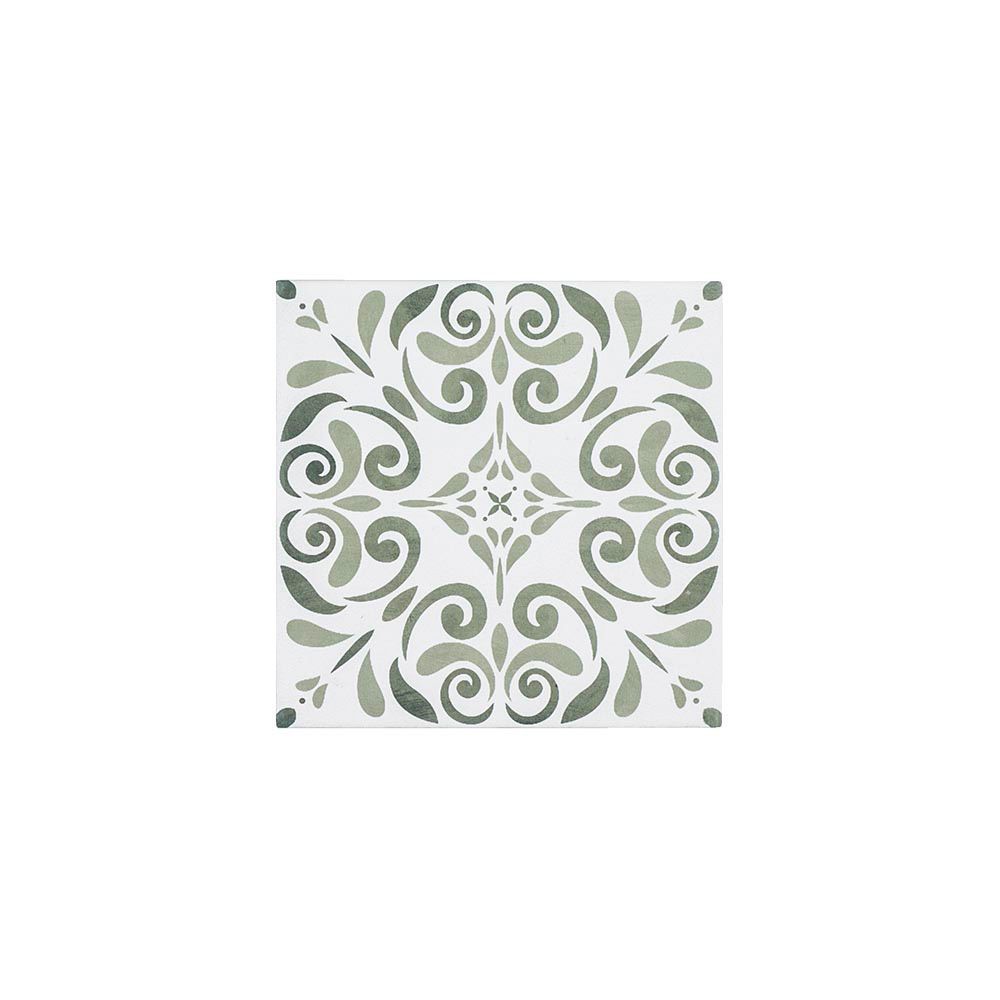 Acquerello Verona Field Tile 6" x 6" 6" x 6" Giardino Straight Shot