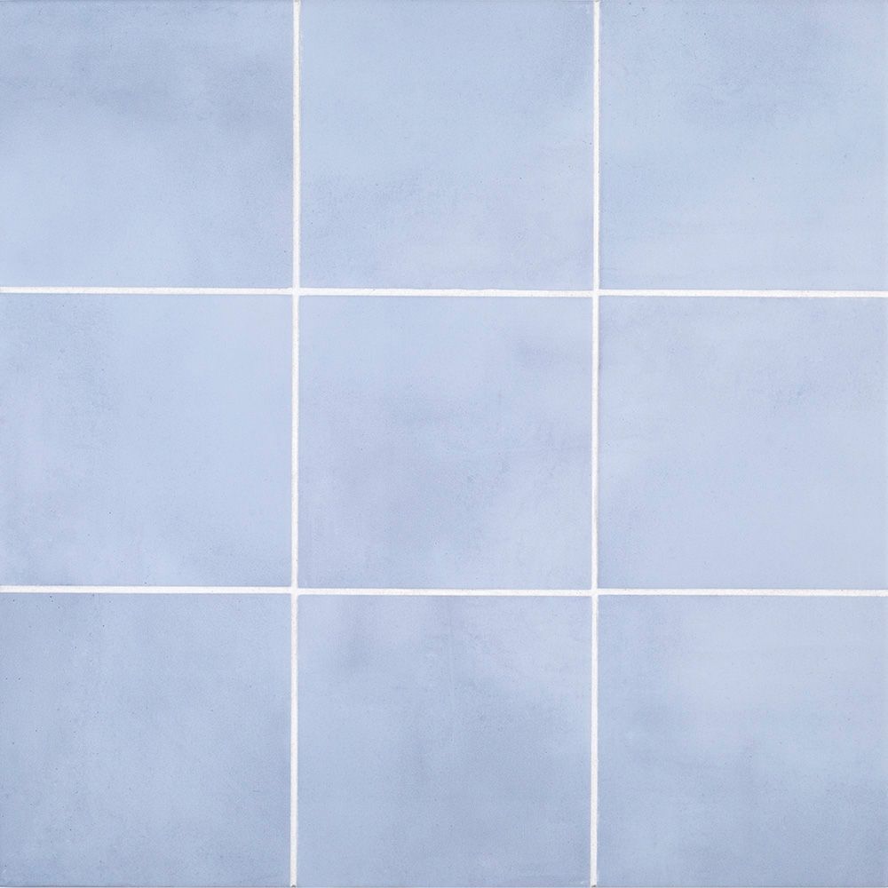 Acquerello Field Tile 6" x 6" 6" x 6" Cielo Straight Shot