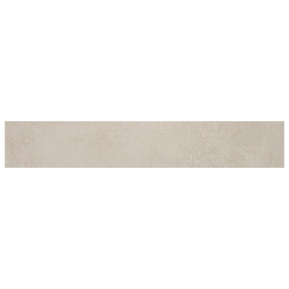 Field Tile 8" x 48" Serene Contour 7.75" x 46.875" Taupe Straight Shot