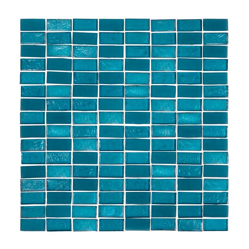 5/8" Stack Brick Mosaic 12.25" x 12.255" Kotor Straight Shot