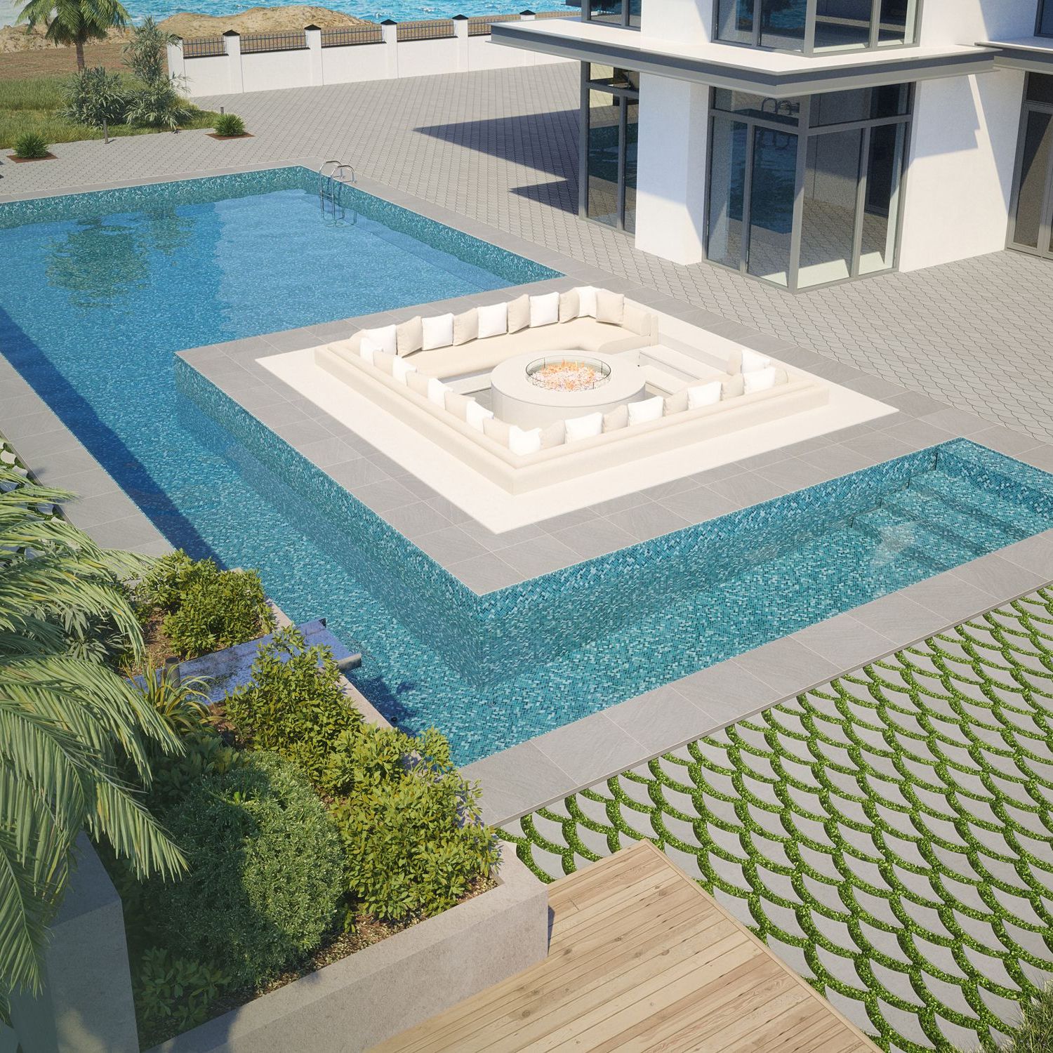 Scale Paver 8" x 15" 8.125" x 14.75" Dust Straight Shot