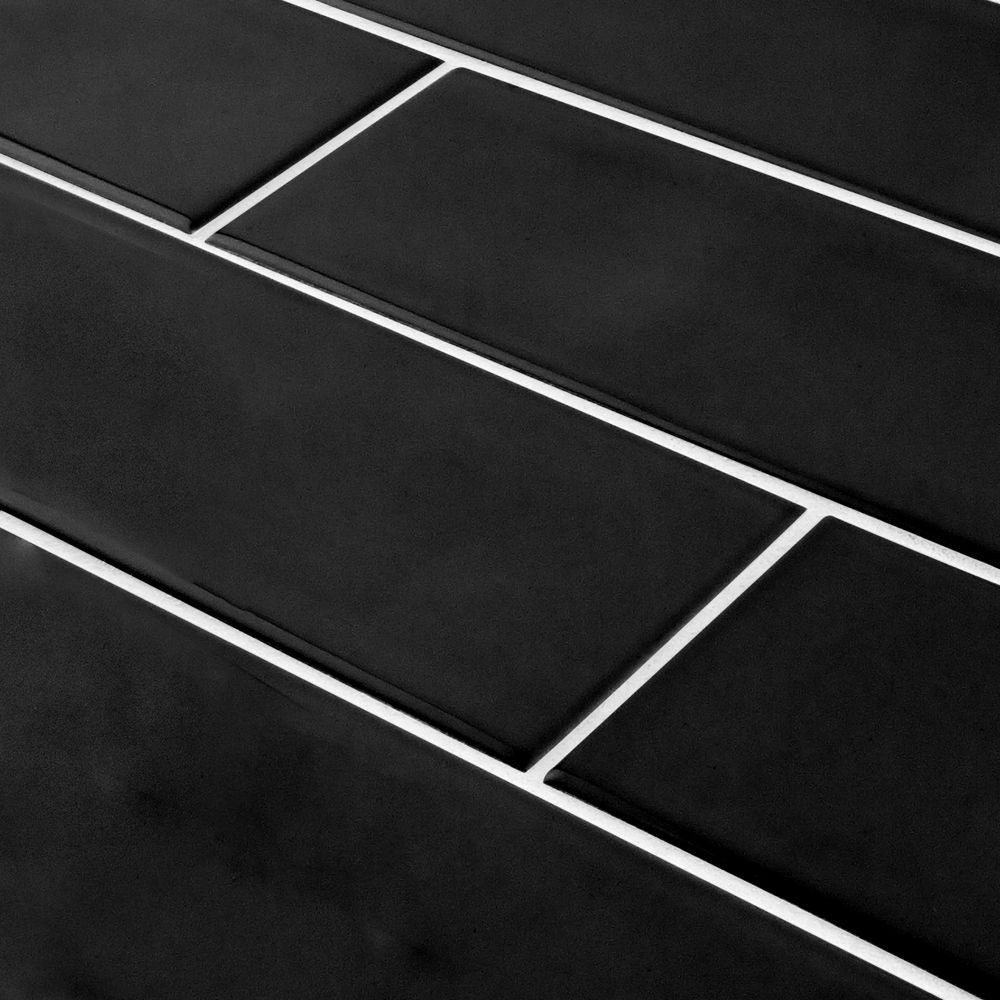 Field Tile 2.5" x 10" 2.5" x 10" Gloss Eclipse Straight Shot