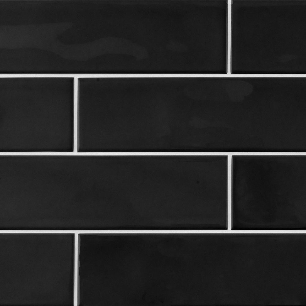 Field Tile 2.5" x 10" 2.5" x 10" Gloss Eclipse Straight Shot