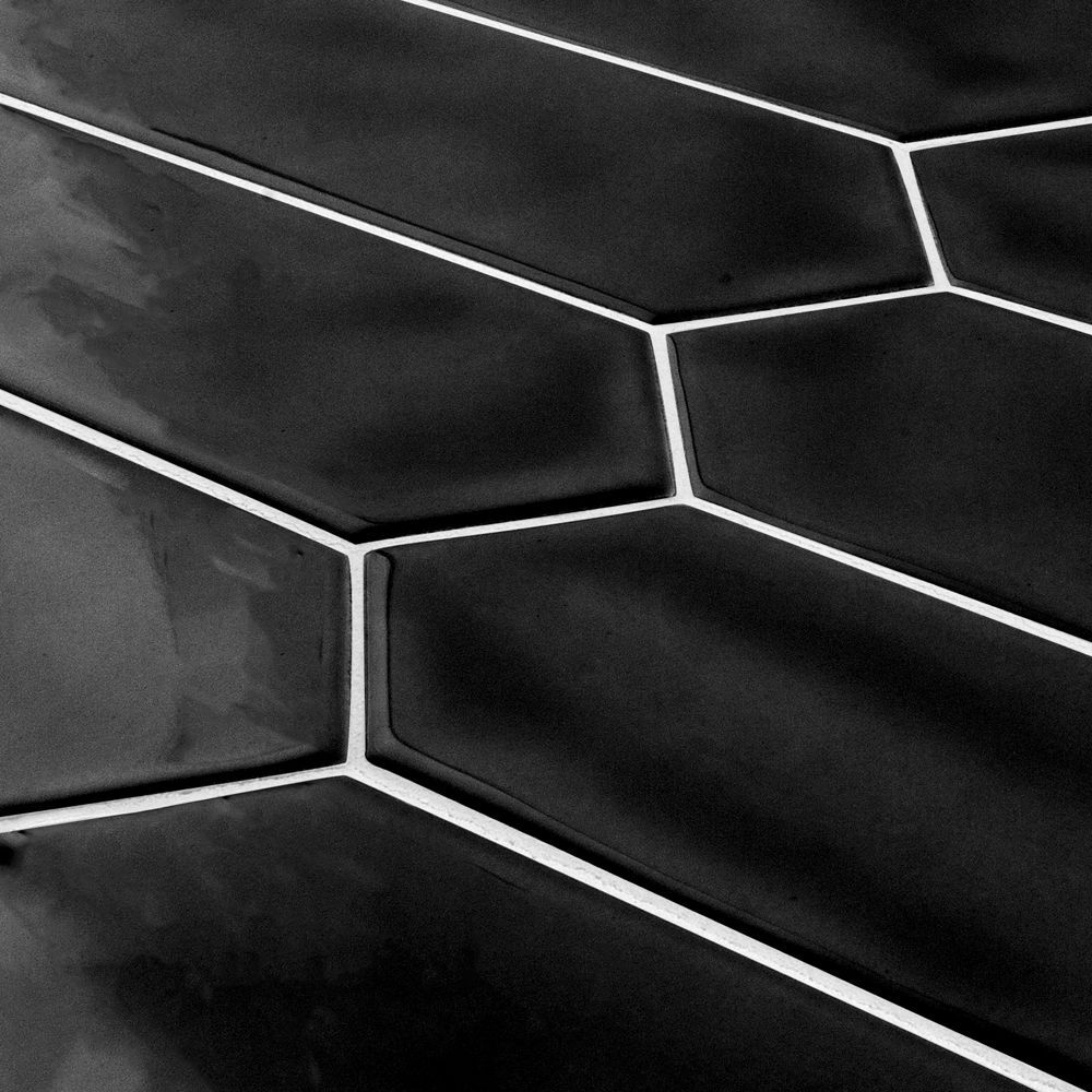 Jeffrey Court Picket Field Tile 3" x 12" 3" x 12" Gloss Eclipse