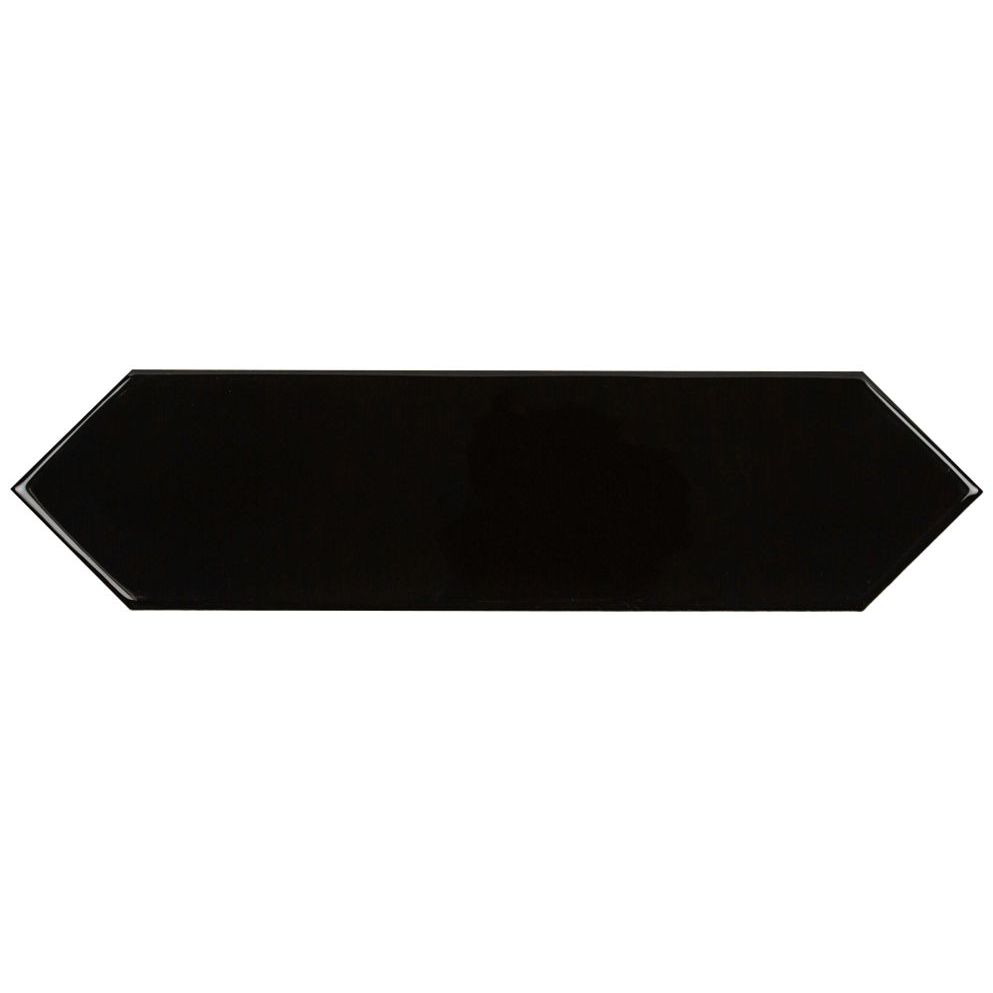 Jeffrey Court Picket Field Tile 3" x 12" 3" x 12" Gloss Eclipse