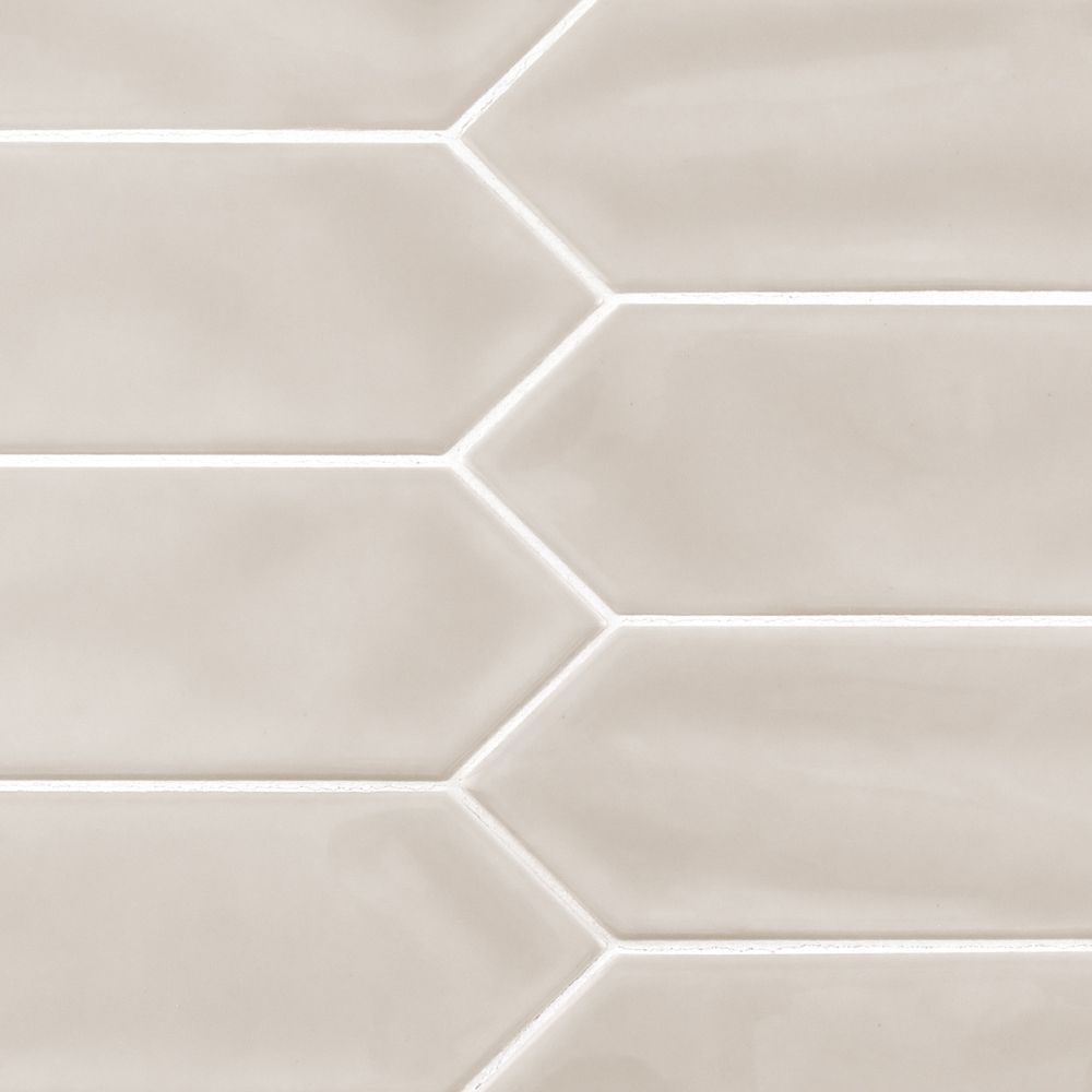 Picket Field Tile 3" x 12" 3" x 12" Gloss Meteor Straight Shot