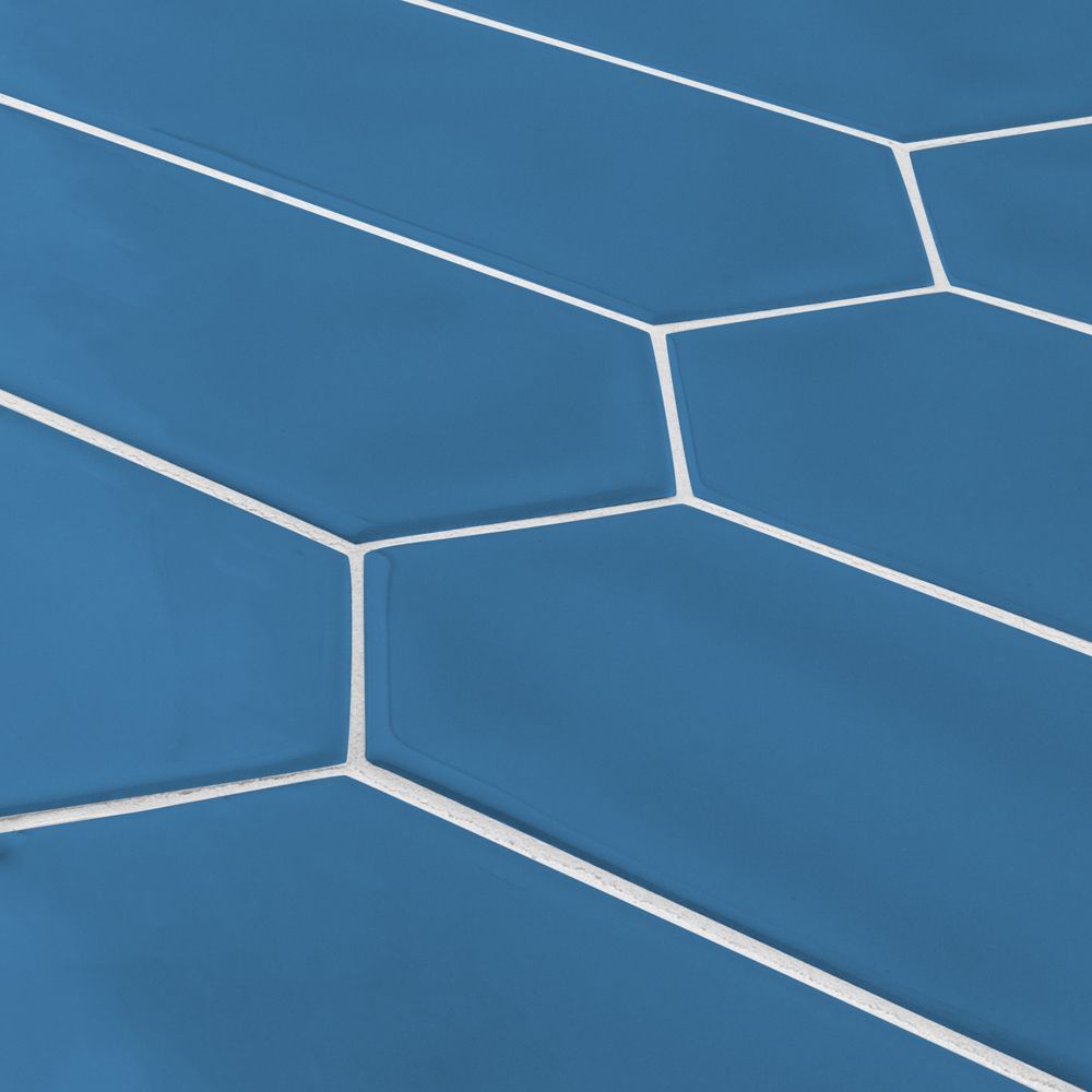 Picket Field Tile 3" x 12" 3" x 12" Gloss Galaxy Straight Shot