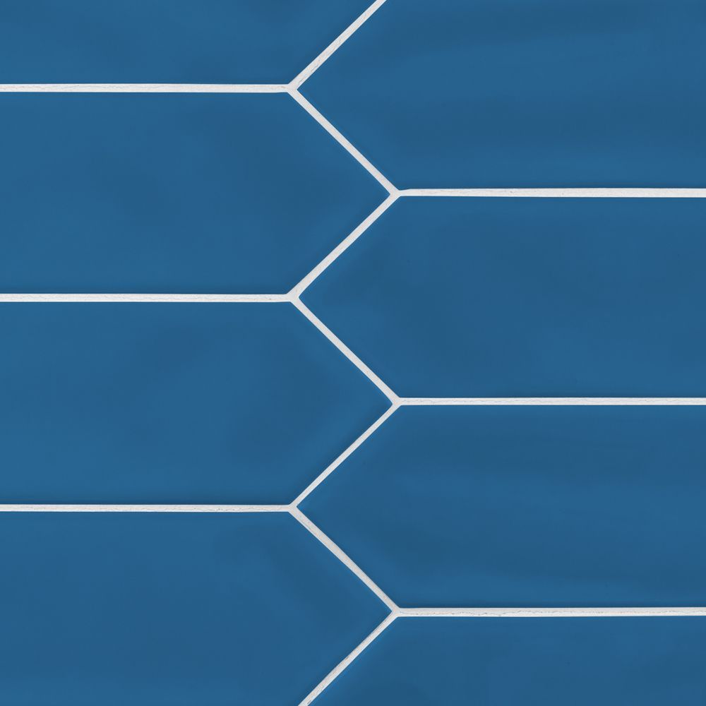 Picket Field Tile 3" x 12" 3" x 12" Gloss Galaxy Straight Shot