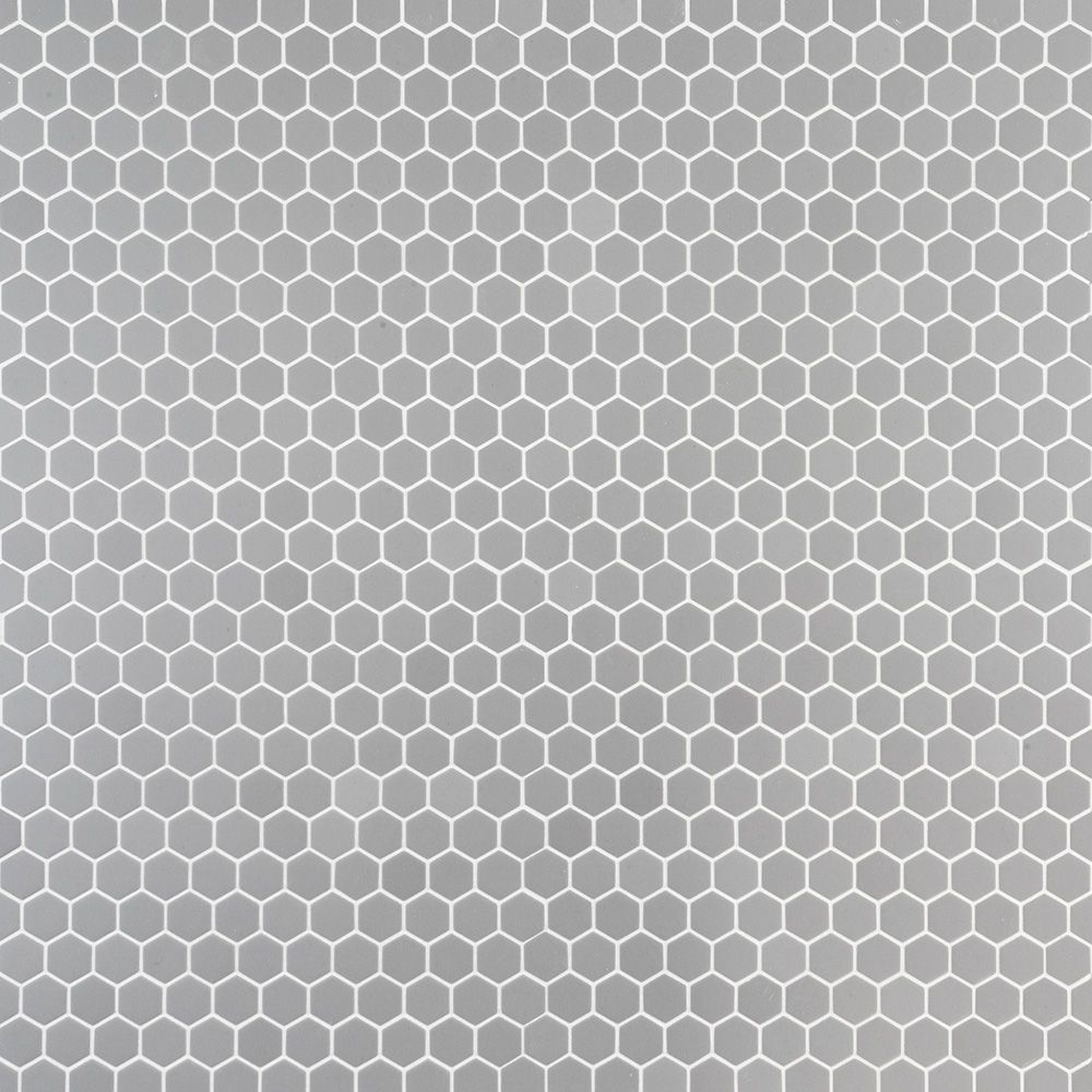 Strut Mosaic 11.375" x 11.625" Grey Straight Shot