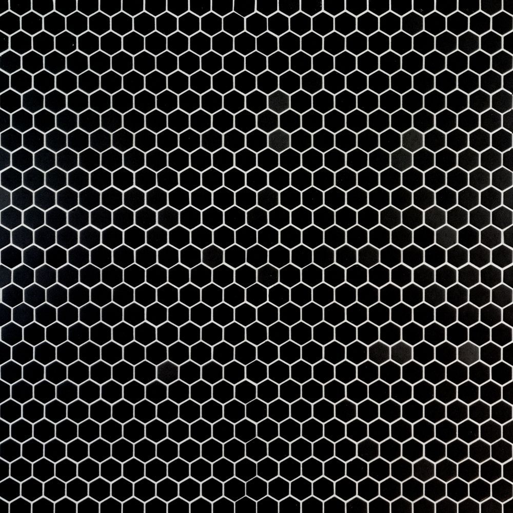 Strut Mosaic 11.375" x 11.625" Black Straight Shot