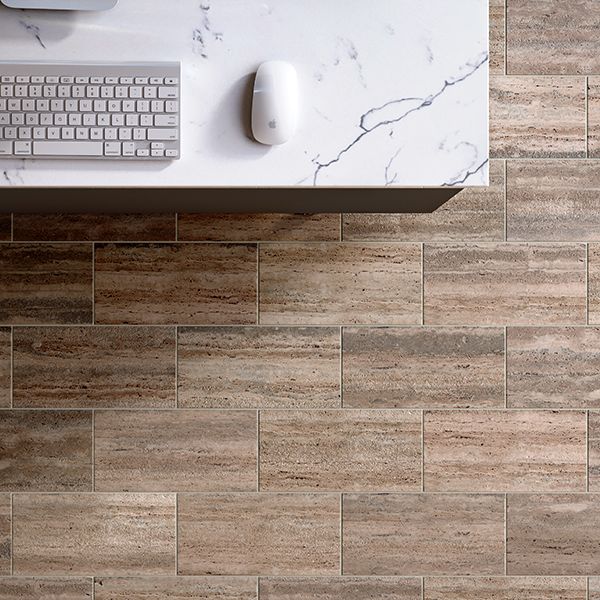 Field Tile 6" x 12" 6" x 12" Taupe Straight Shot