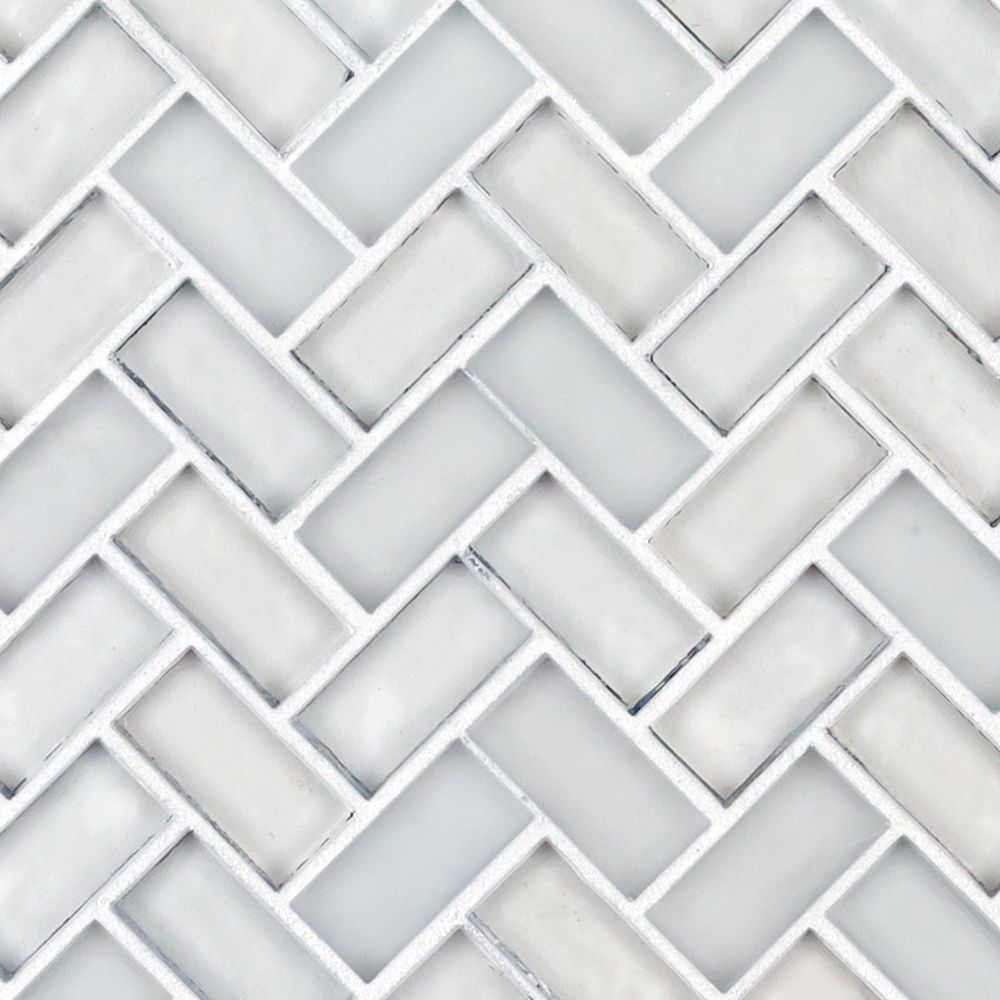 5/8" Herringbone Border Mosaic 5.875" x 10.625"