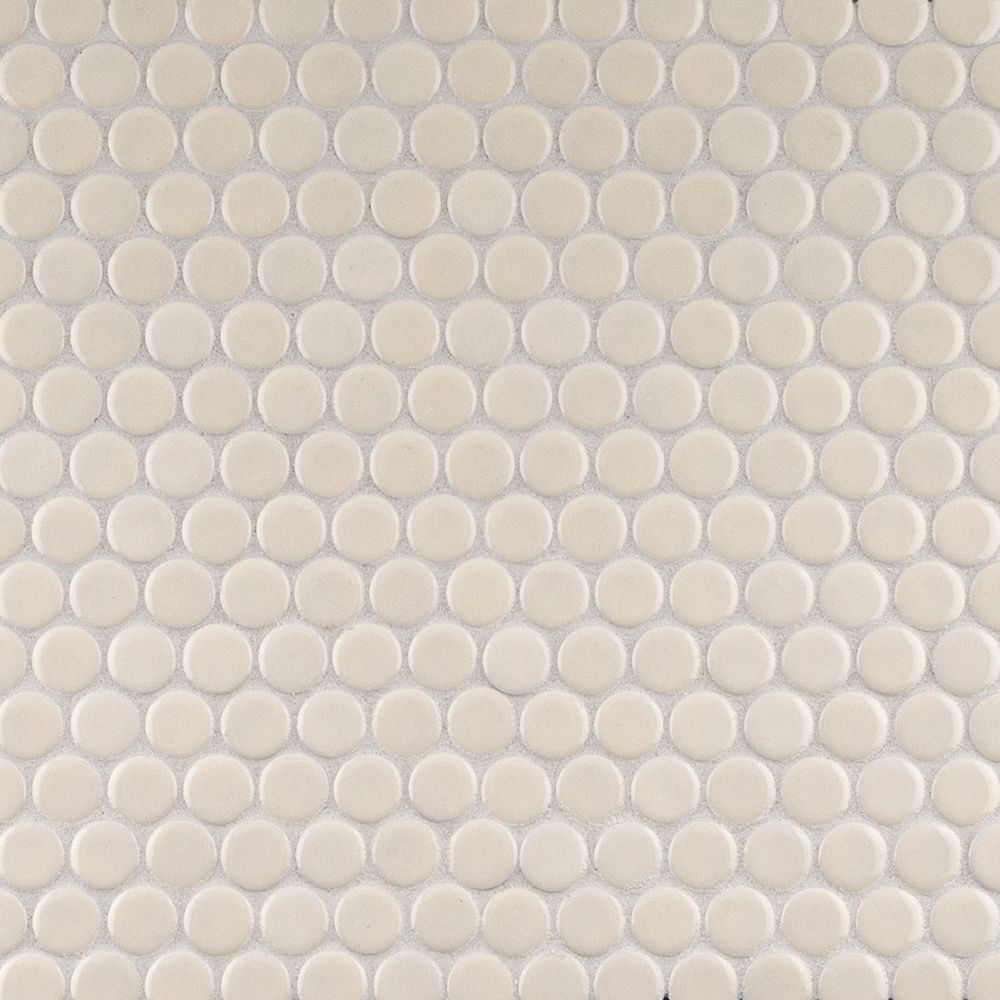 3/4" Penny Round Mosaic 11.375" x 12.25"