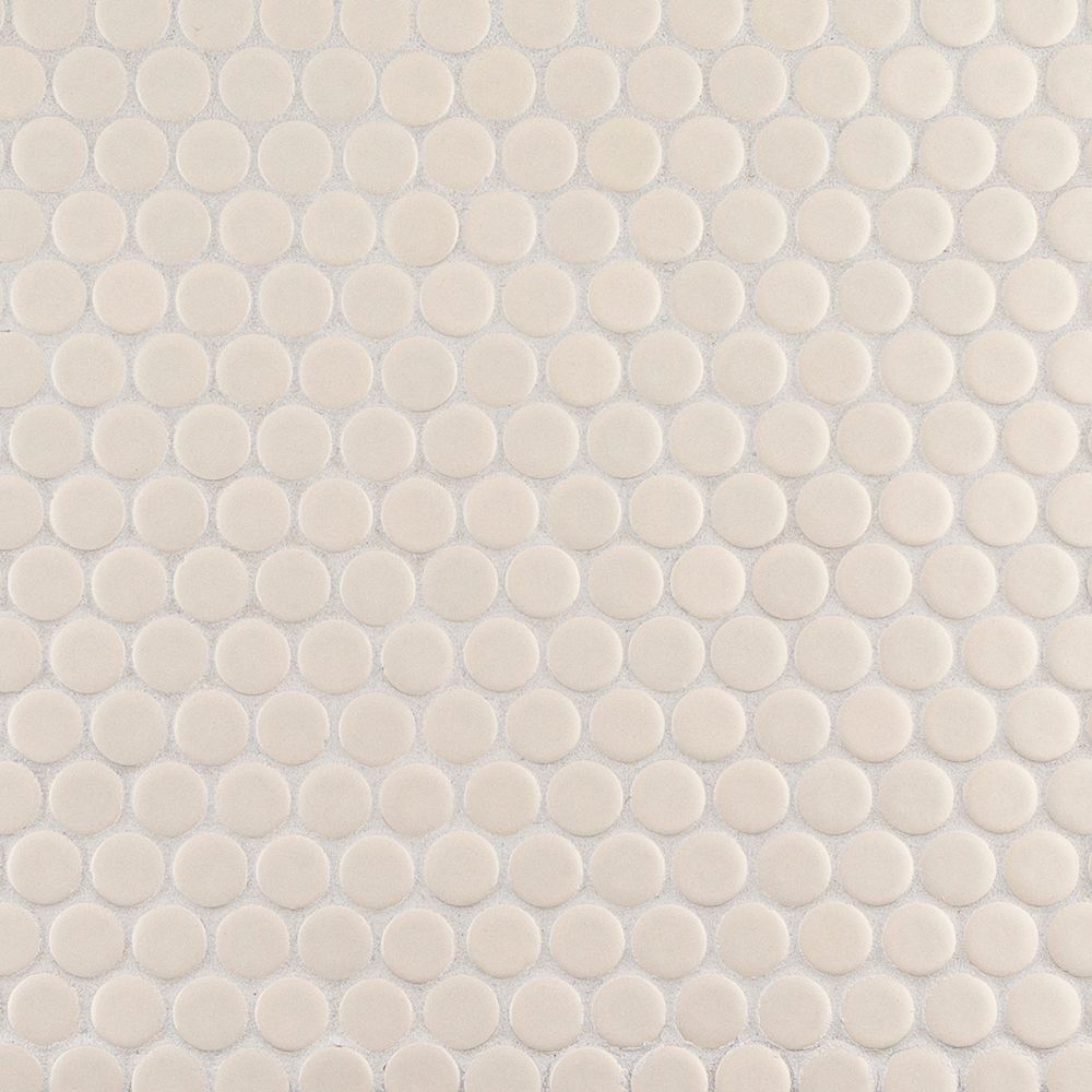 3/4" Penny Round Mosaic 11.375" x 12.25"