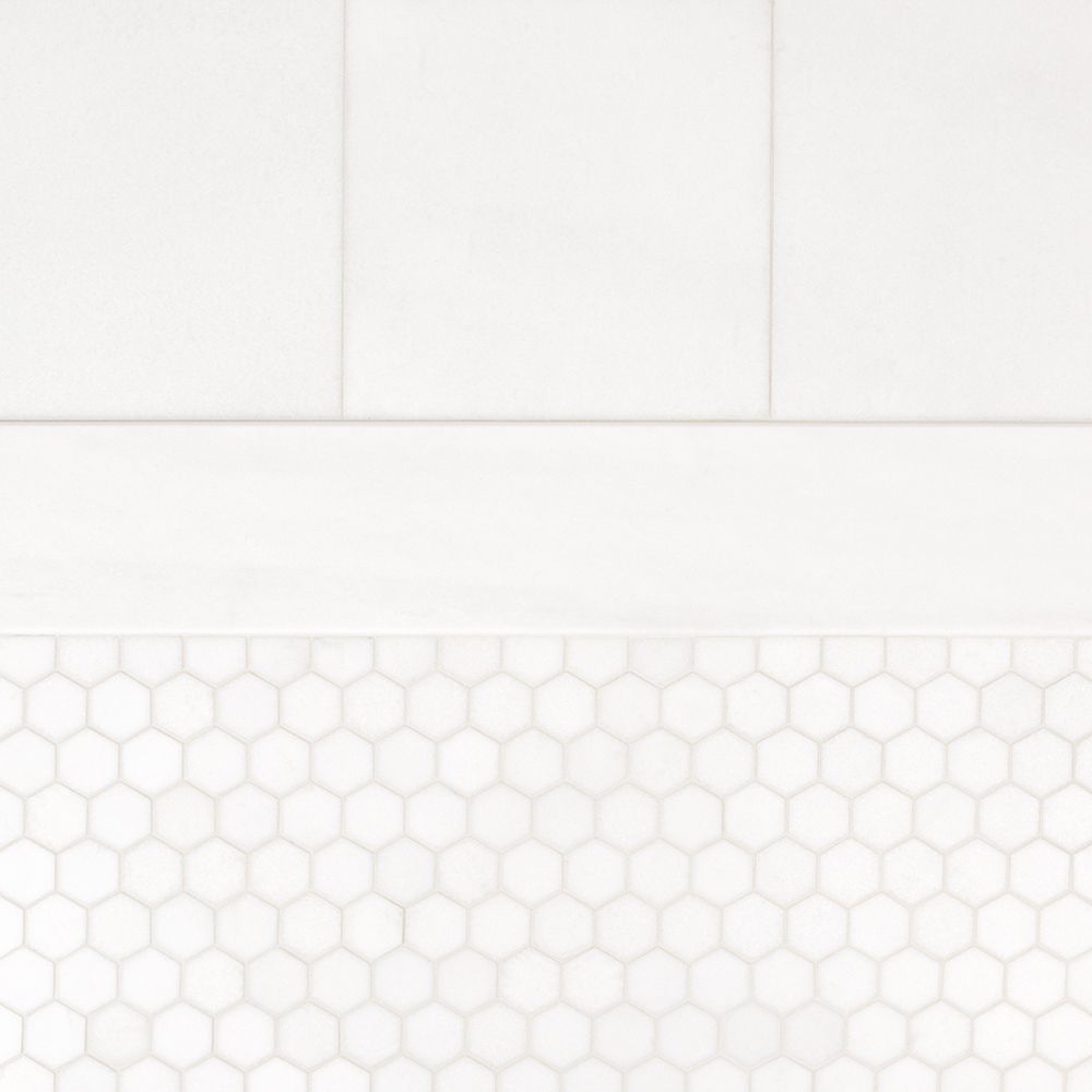 2" Hexagon Mosaic 9.375" x 10.75"