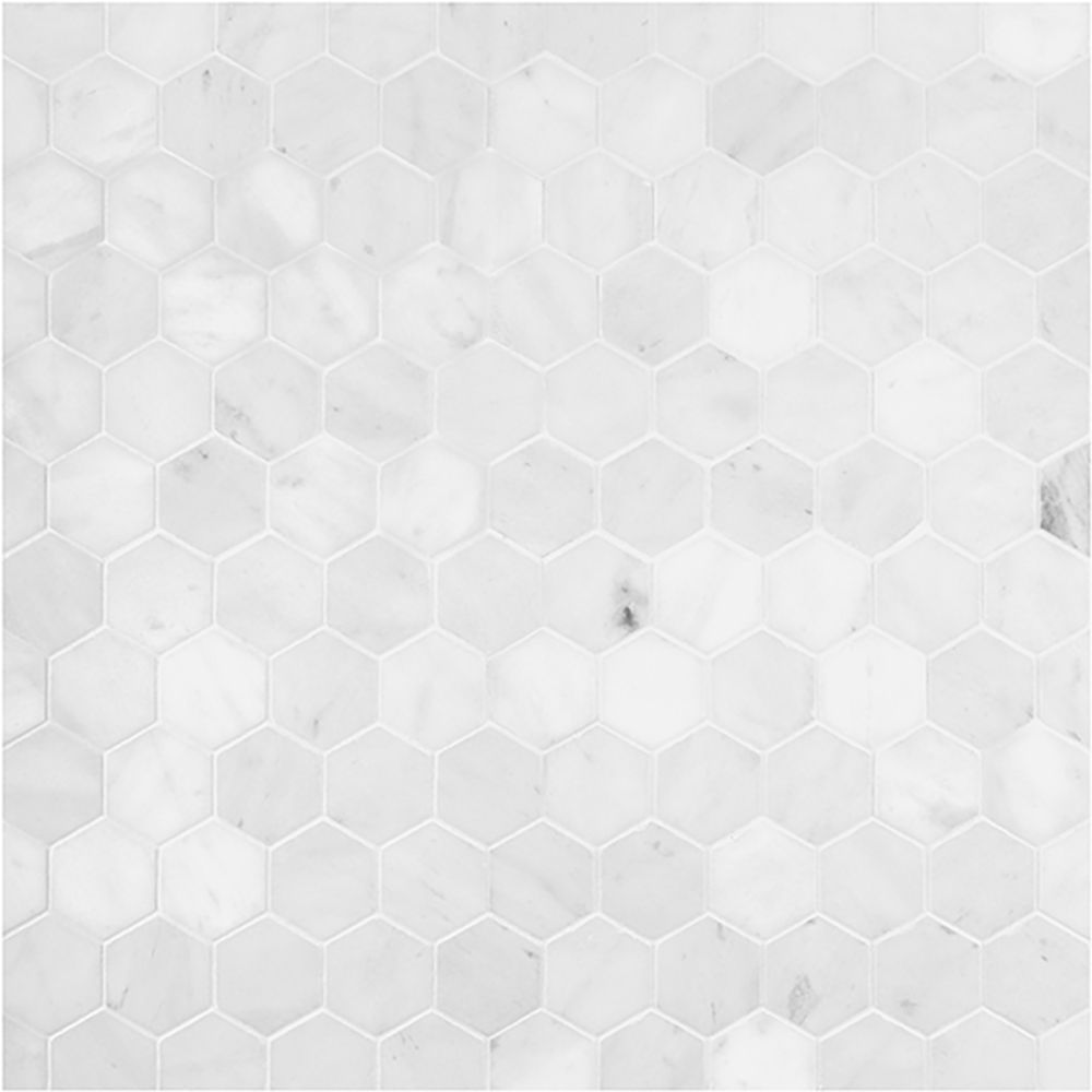 2" Hexagon Mosaic 9.375" x 10.75"