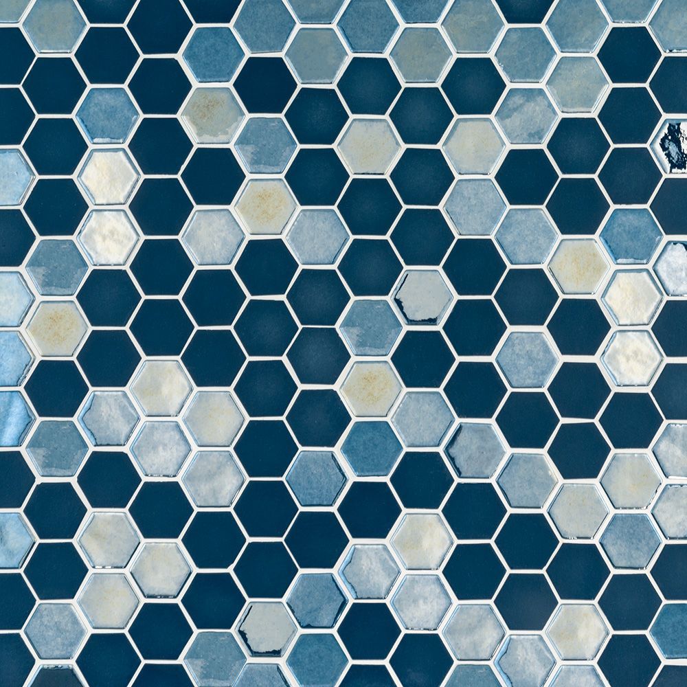 Brill Hexagon Mosaic 10.75" x 12.5"